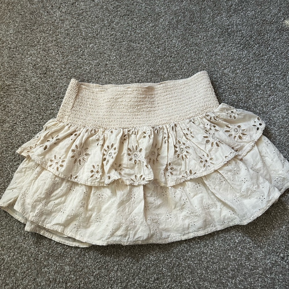 Elegant Beige Women's Skirt